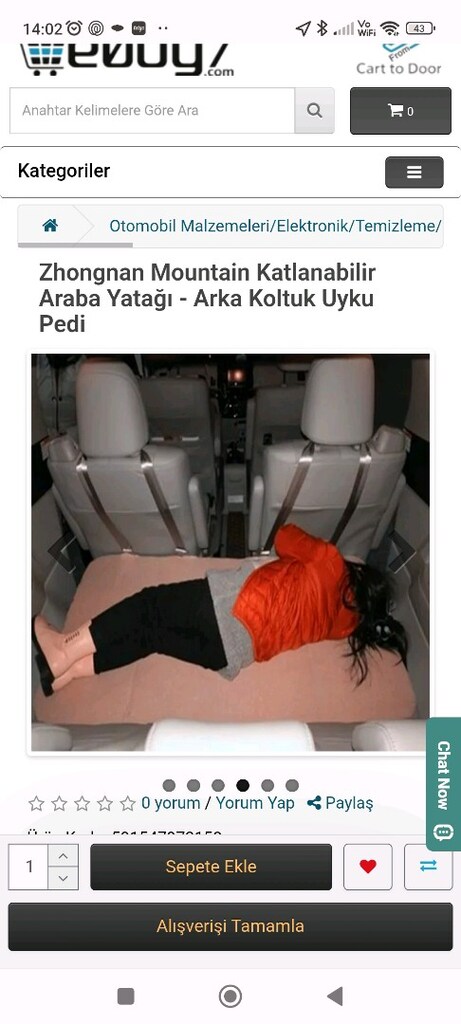 katlanılabilir araba yatağı arka koltuk uyku pedi - 2
