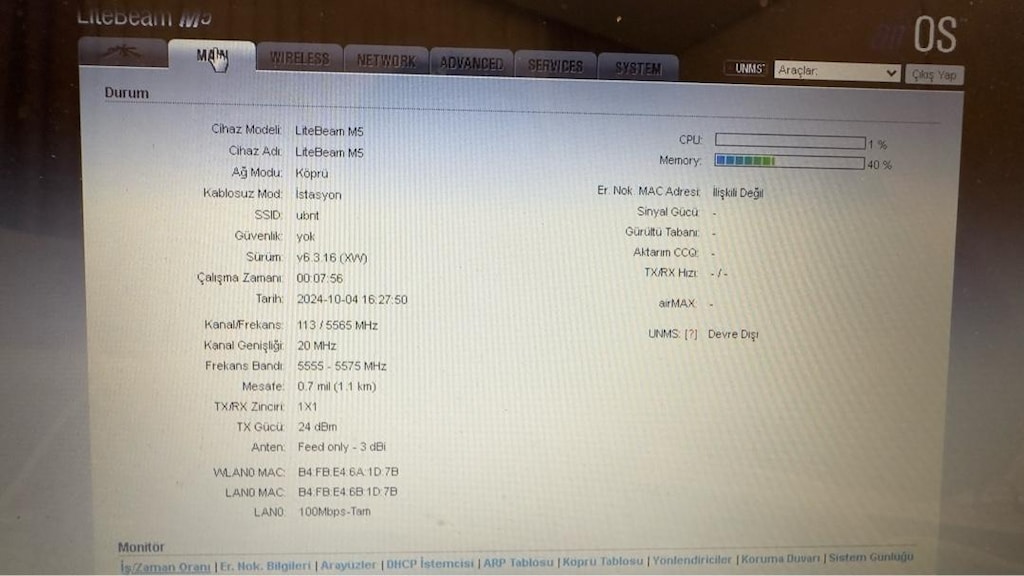 Ubiquiti UBNT LBE M5 23db 5 Ghz Dıs Mekan Access Point . - 16