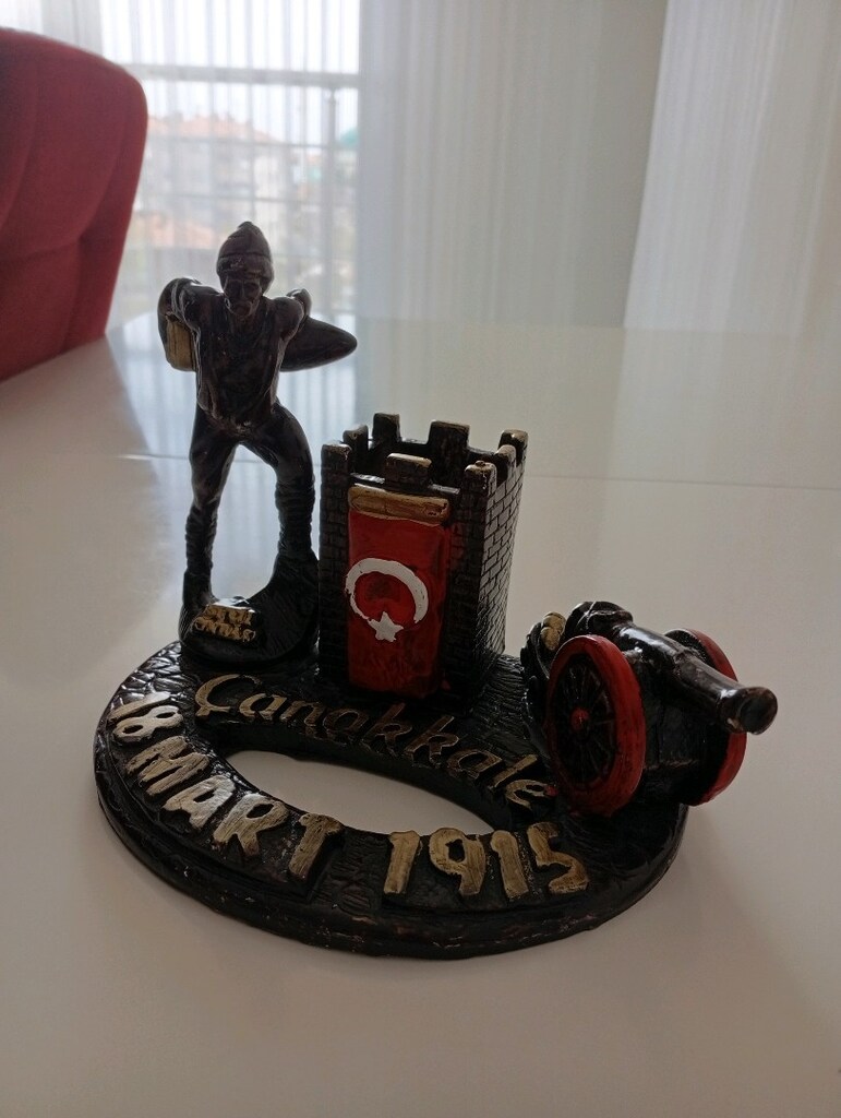 Çanakkale Seyit onbaşı, kalemlik ve dekor, dizayn. - 7