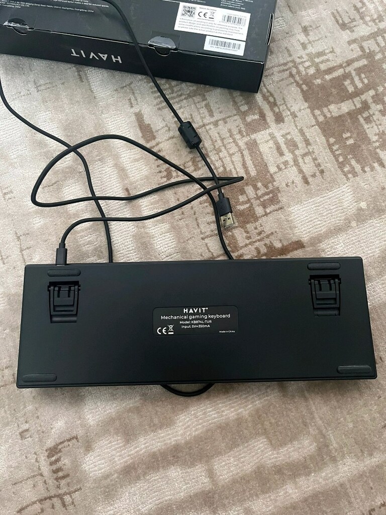 Havit KB874 Oyuncu Klavyesi Logitech Webcam Hediyeli - 5