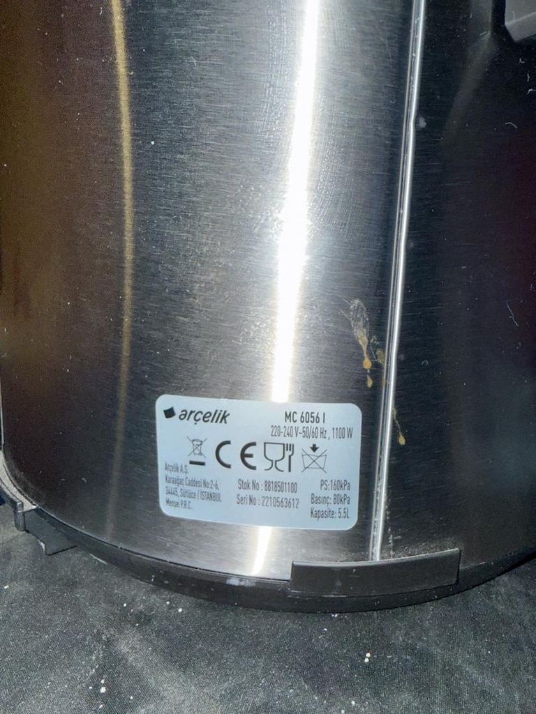 Arçelik MC 6056 I Gurme Şef Çok Amaçlı Pişirici (5.5 L - 1100W) - 4