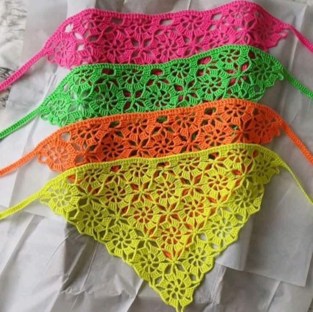örgü bandana - 6