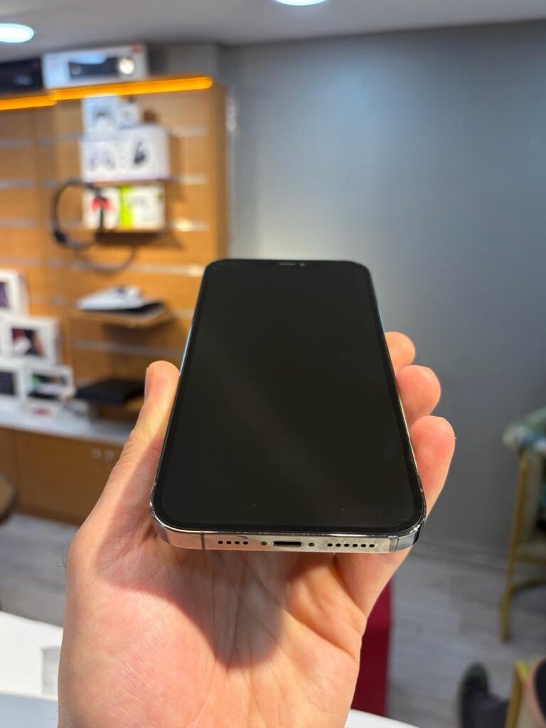İPhone 12 Pro Max Siyah 128 Gb Pil%84 Hatasız ASM STORE - 2
