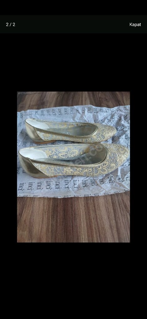 GOLD renk babet - 3