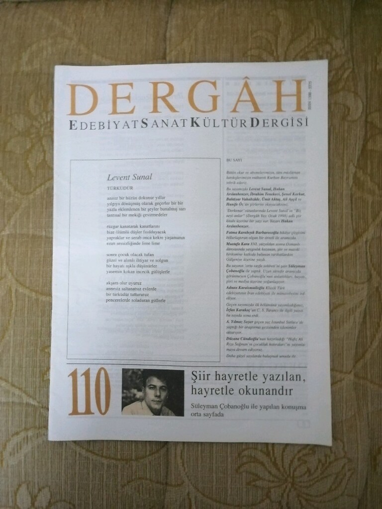 Dergah Edebiyat Sanat Dergisi 109/113. SAYILARI - 4