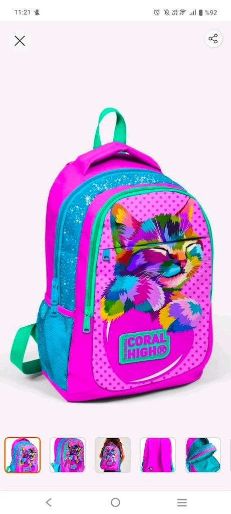 Coral High sırt çantası ve beslenme seti - 10