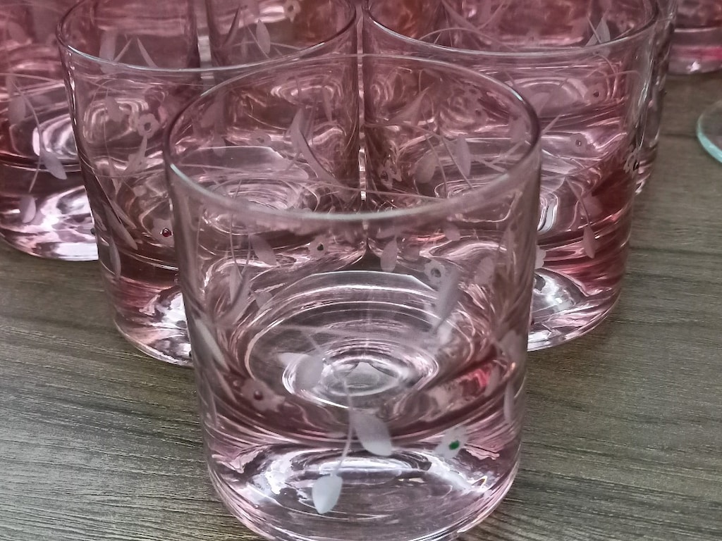 25 PARCA VİNTAGE DECORİUM BARDAK SETİ - 3