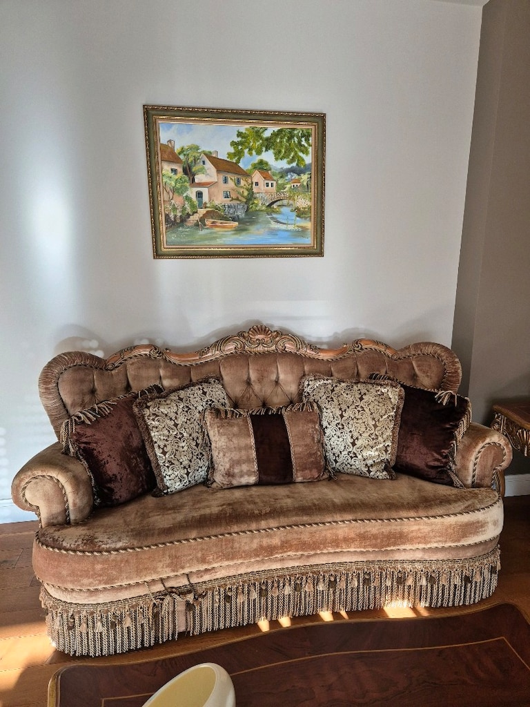 Vintage Oymali Varaklı Salon Takımi - 2