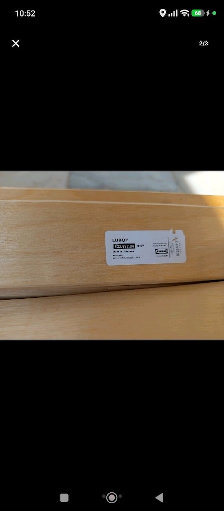 ikea karyola baza ranza yatak altı ızgarası latası huş - 2