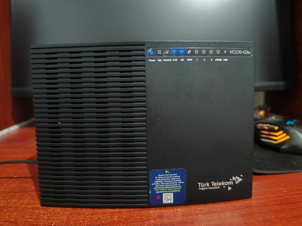 Yeni Nesil 2.40 ve 5Ghz 860Mbps VDSL Modem - 2