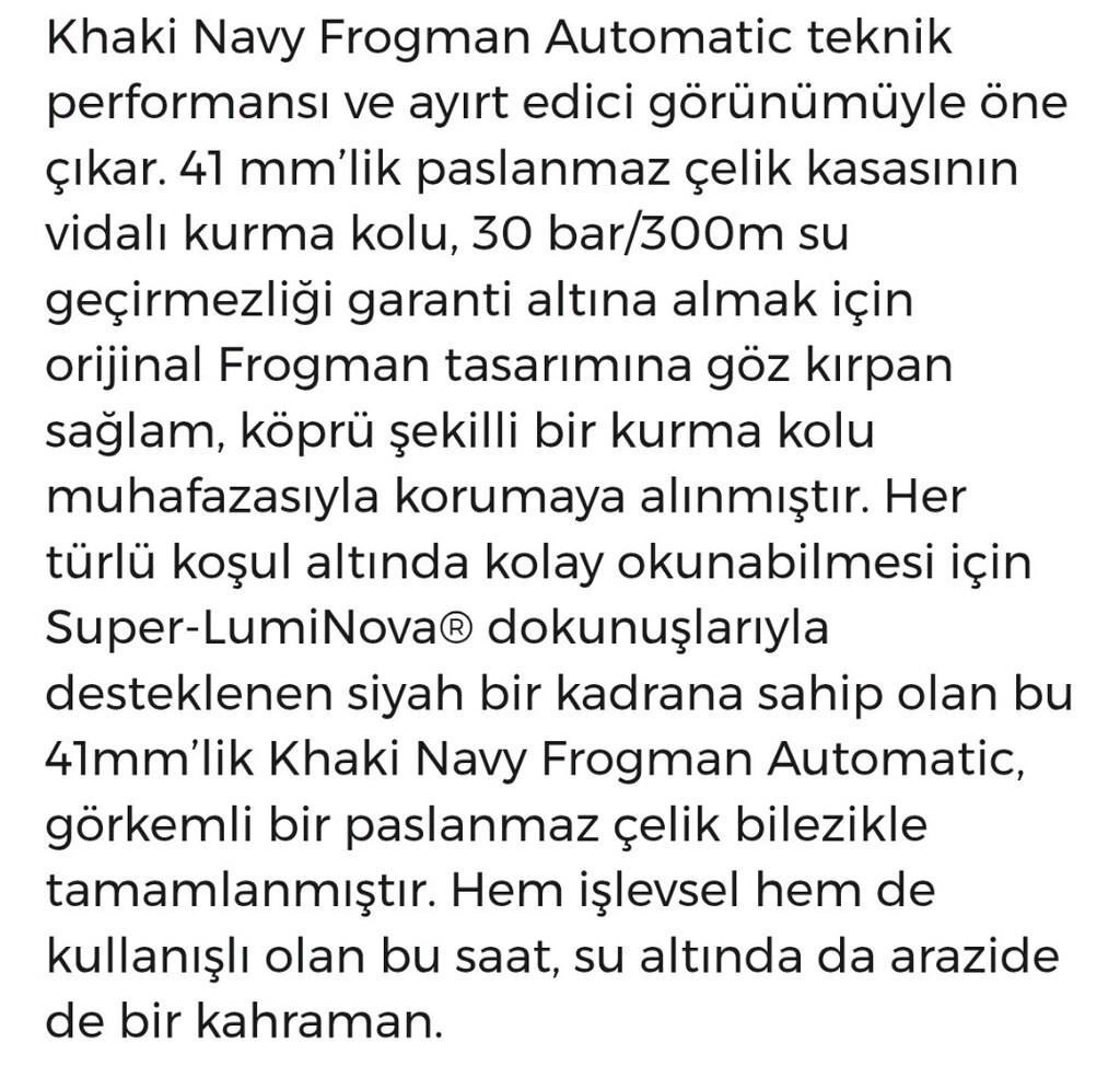 Hamilton Otomatik Deniz Saati - 8