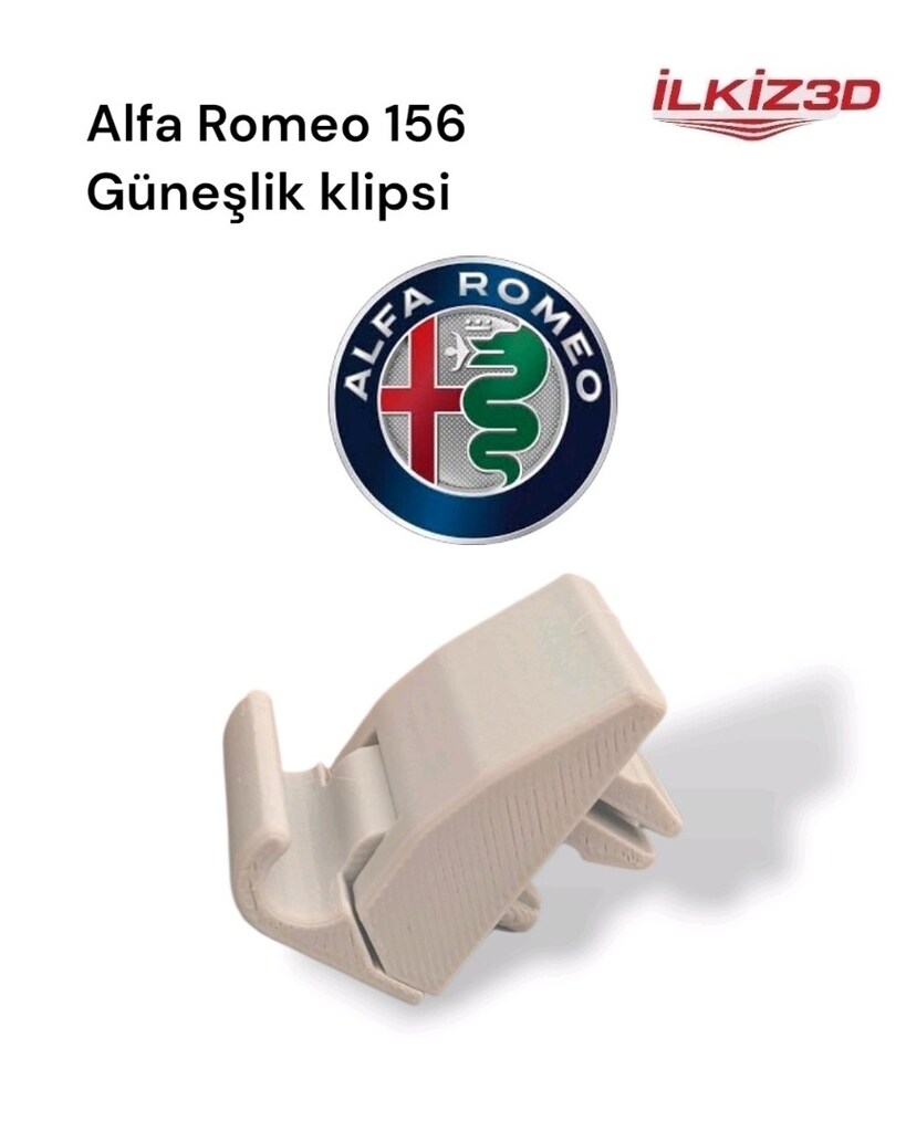 Alfa Romeo 156 güneşlik klipsi - 3