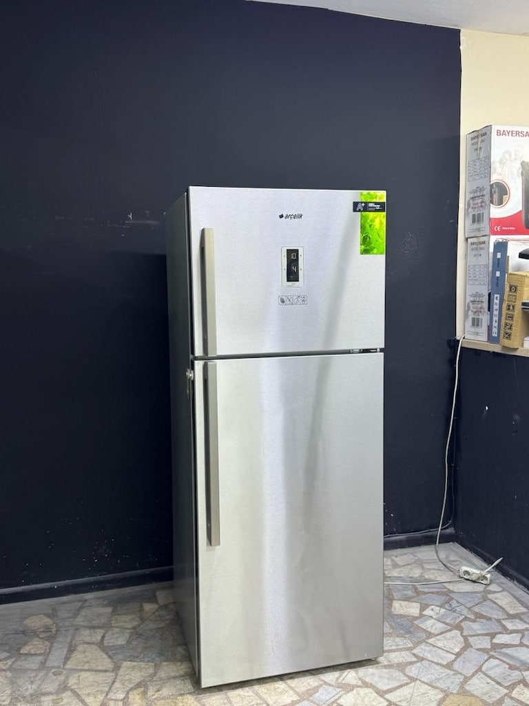 sıfır ayarında hatasız Arçelik inox no Frost buzdolabı tertemiz - 2