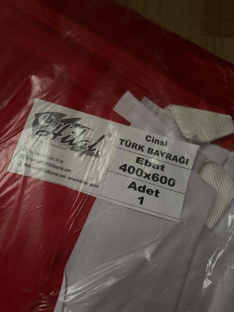 Türk bayrağı 400*600 - 3