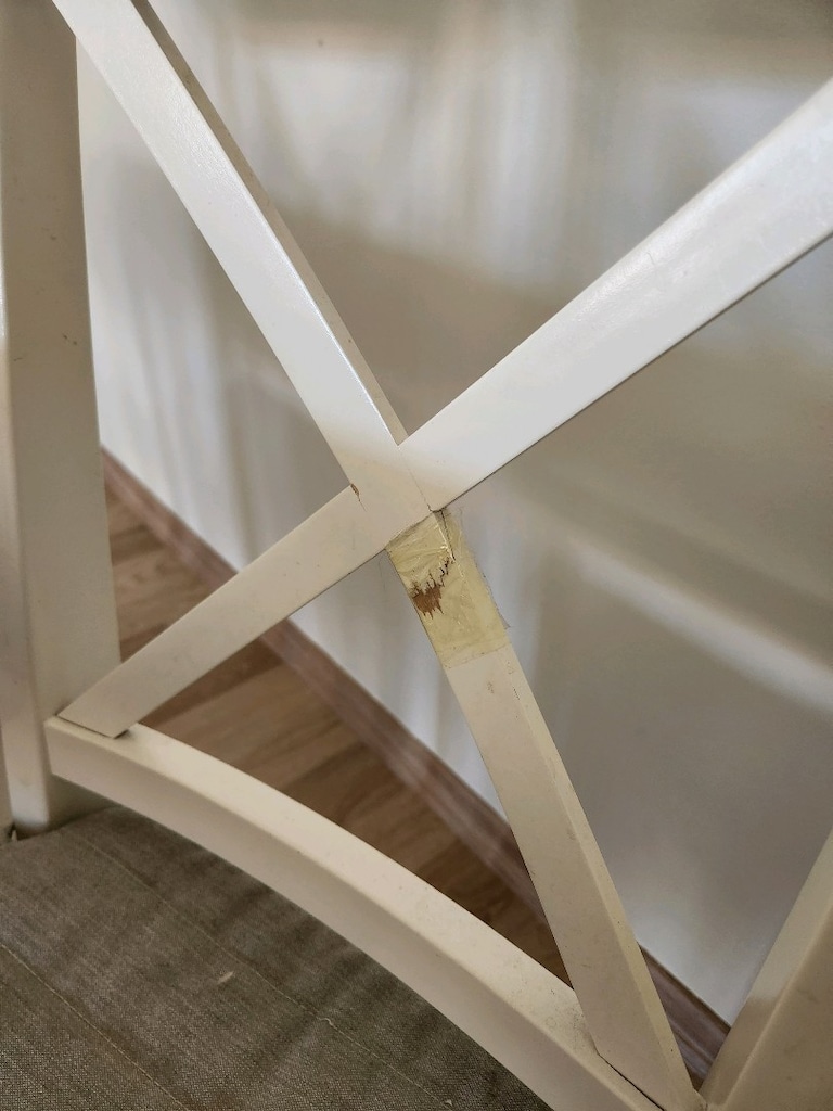 IKEA 4 Kişilik Masa Sandalye Takımı – 4 INGOLF Sandalye + Minder - 11