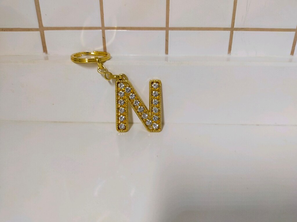 N harfi anahtarlık