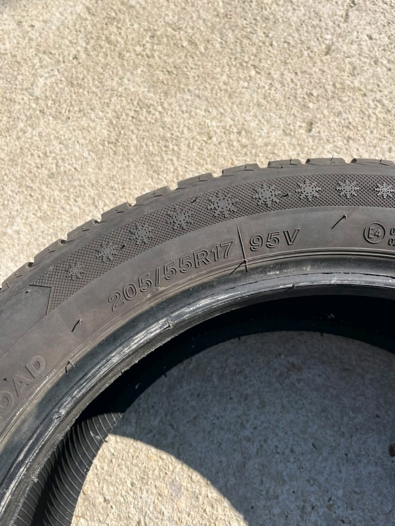 205 55 17 Lassa kışlık lastik takımı sıfır gibi - 6