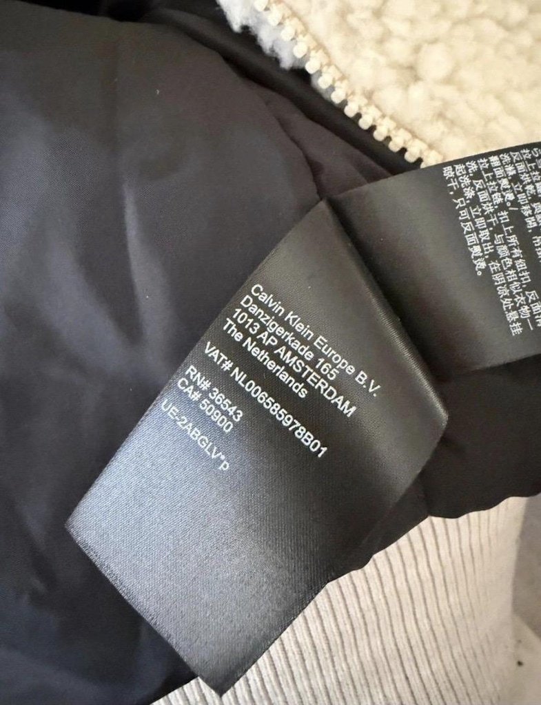 Orjinal Calvin Klein Oversize Sherpa Polar Ceket Mont - 6