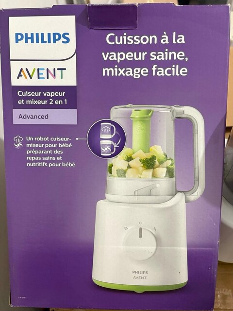 philips avent buharlı pişirici ve blender