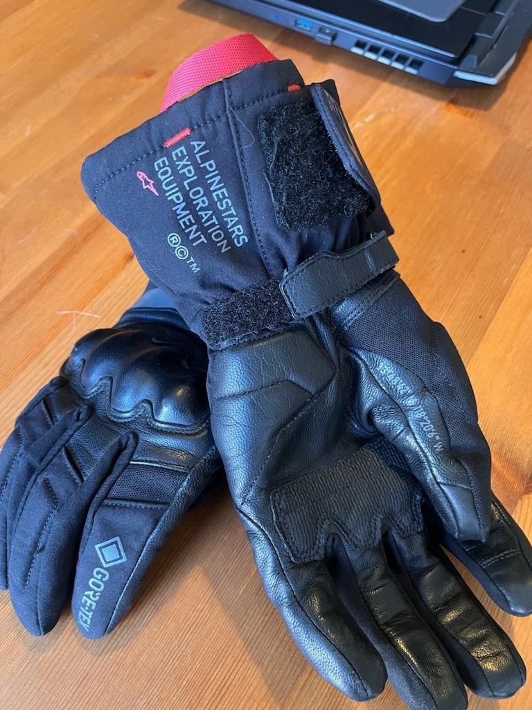 Apinestars gore-tex wt4 kışlık motosiklet eldiveni - 3