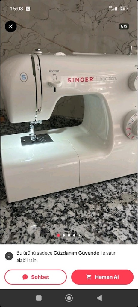 Singer dikiş makinası #dikiş makinesi - 3