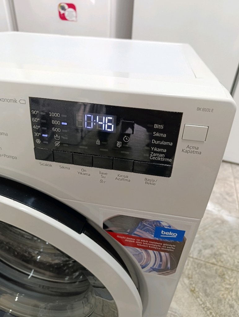 Beko Yeni Seri 8 KG Çamaşır Makinesi A Sınıf (Kazanı 9 KG) - 3