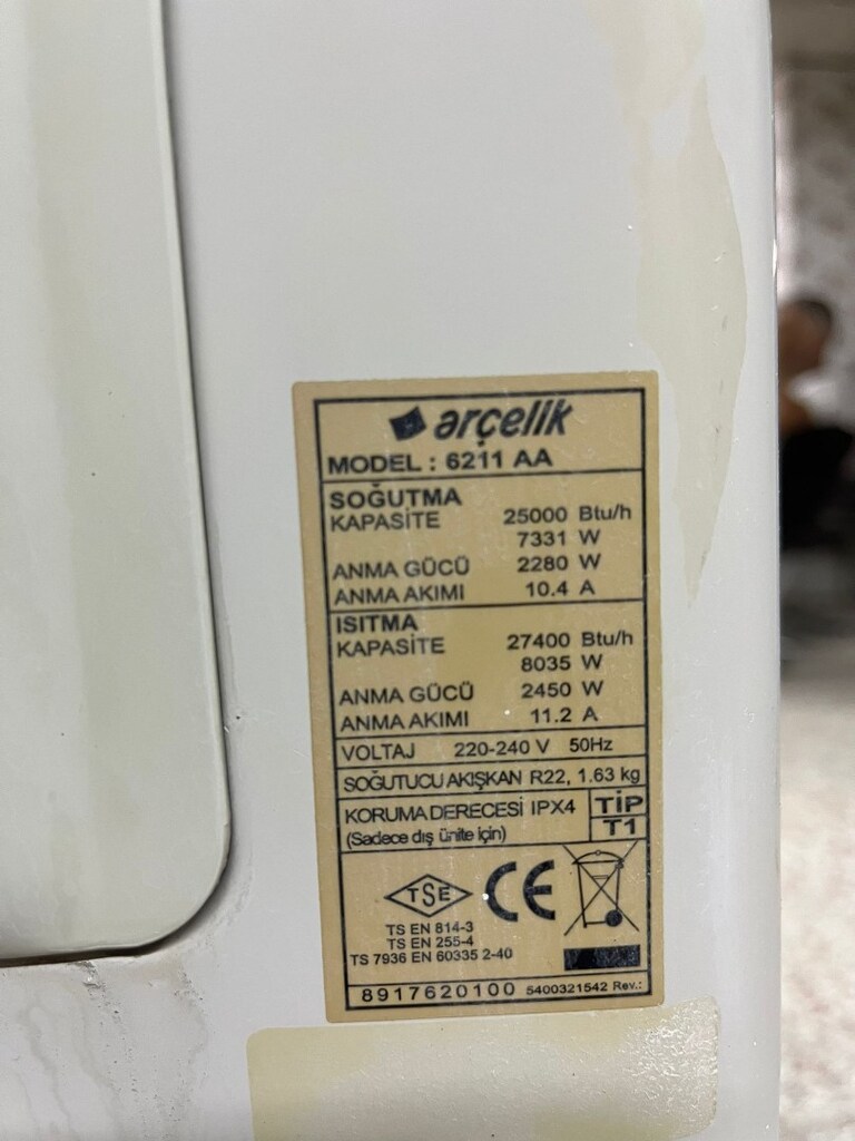 ARÇELİK 6211 AA 25.000 BTU SPLİT KLİMA - 3