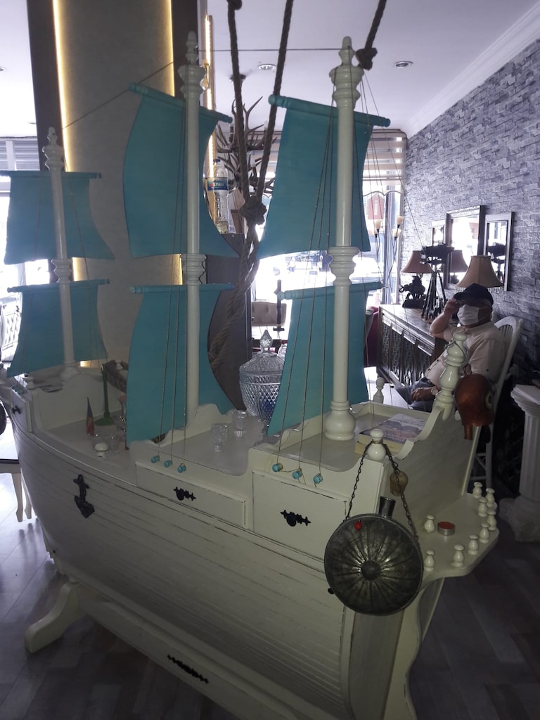 GEMİ BAR AHŞAP ŞARAPLIK BAR - 7
