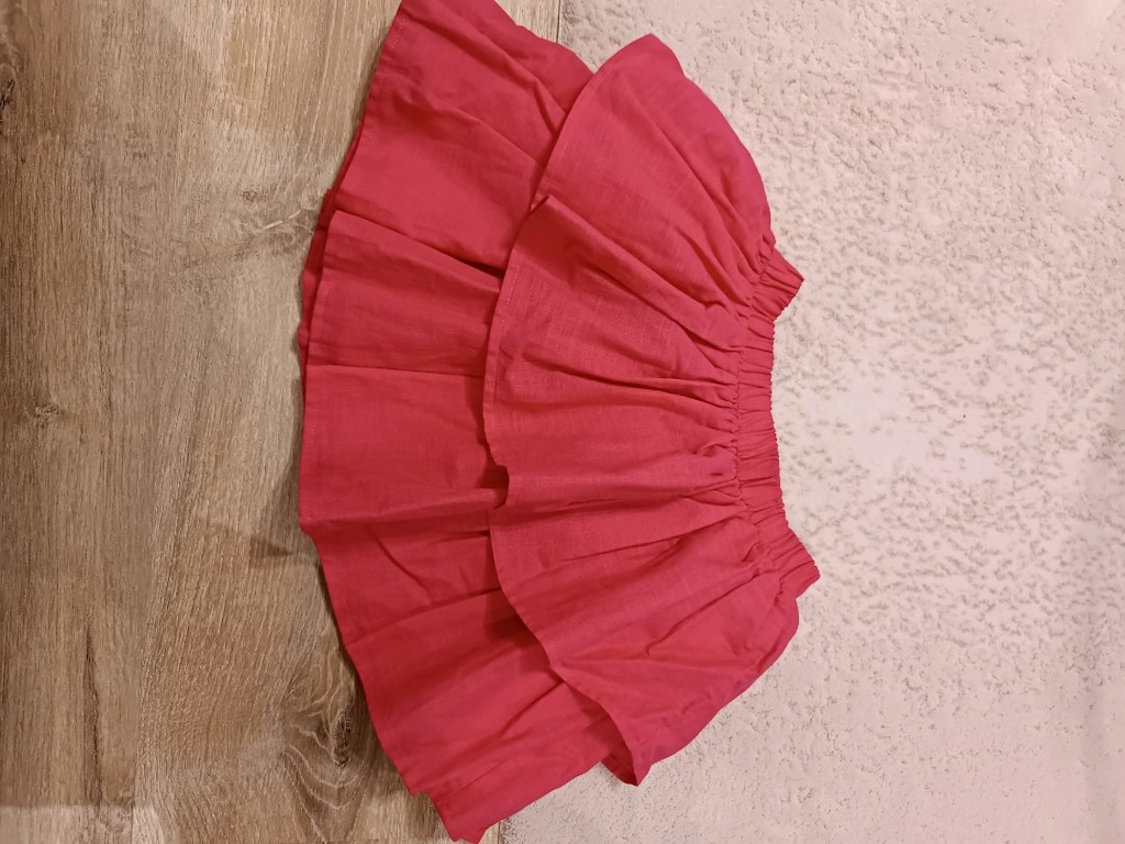 pembe fırfırlı etek - 2
