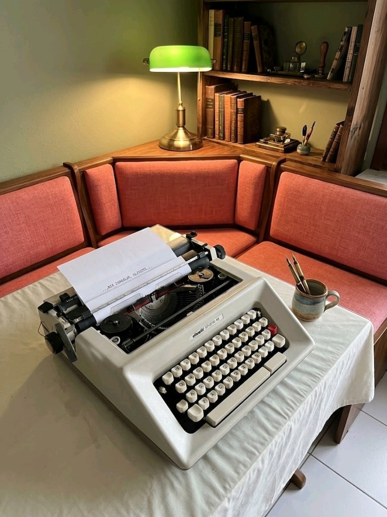 Retro Severlere - Olivetti Studio 46 Antika Daktilo (Dekorluk) - 2