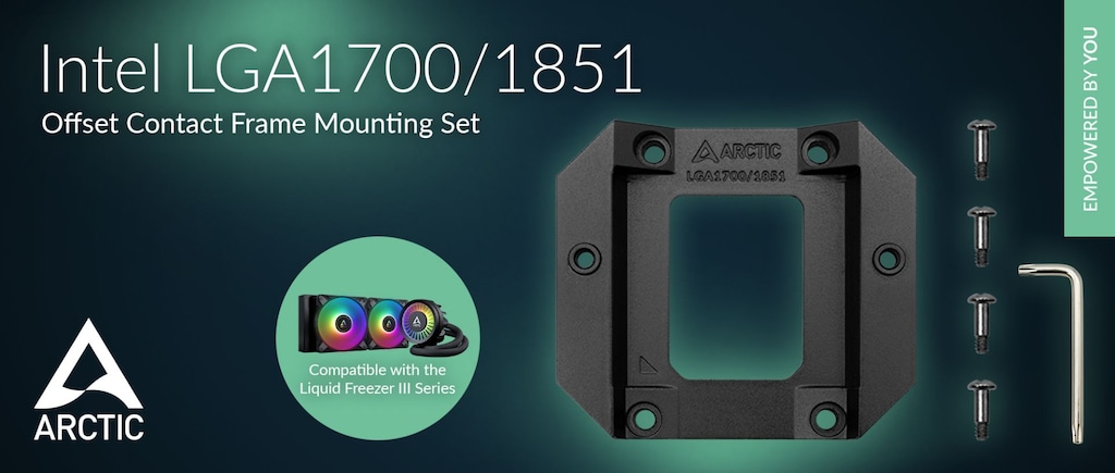 Arctic intel LGA 1700/1851 Ofset Temas Çerçevesi Montaj Seti - 4