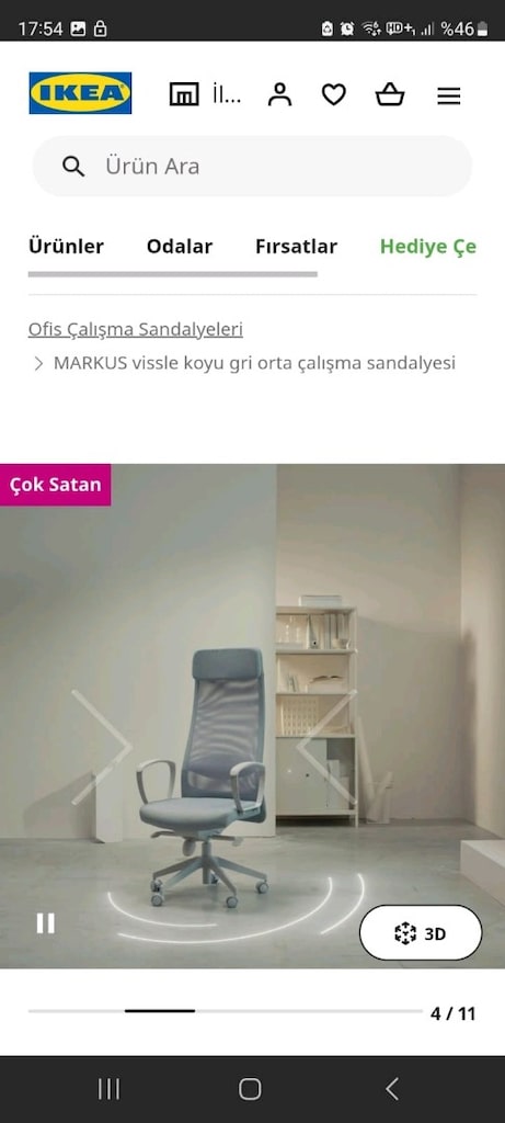 Ikea Markus Çalışma Sandalyesi