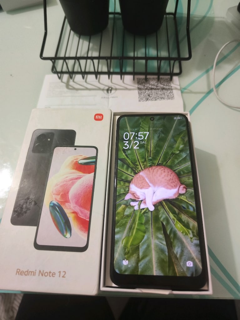 KARTA TAKSİT TR CİHAZİ REDMİ NOTE 12 6 GB RAM 128 GB HAFIZA KUTU FATUR - 6