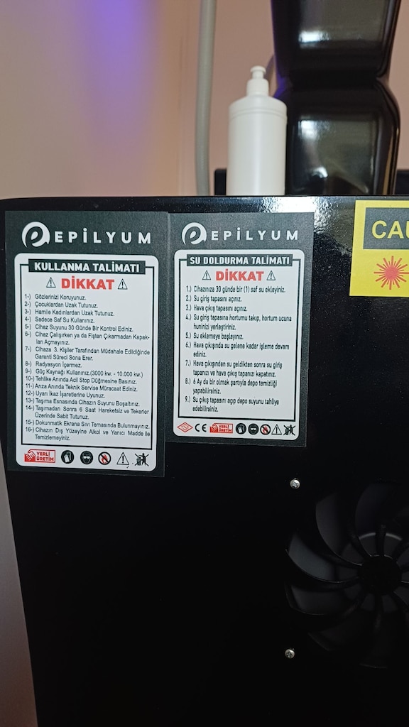 Soğuk Hava Üflemeli çift başlıklı Epilasyon - 4