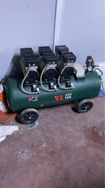 KL PRO KLK103S 100 LT Sessiz Hava Kompresörü 3 HP (3x1 HP) 8 Bar