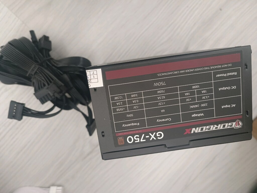 PSU 750 80+ bronz - 3