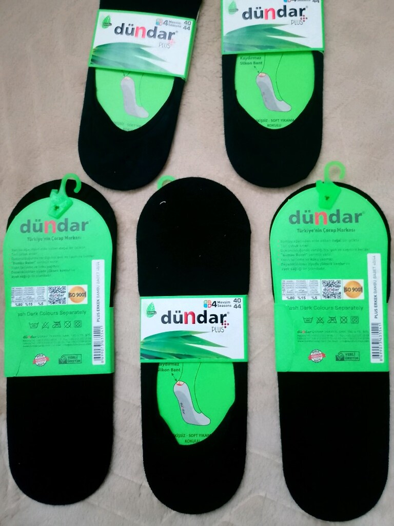 Dündar marka silikonlu bambu çorap 40-44 numara - 2
