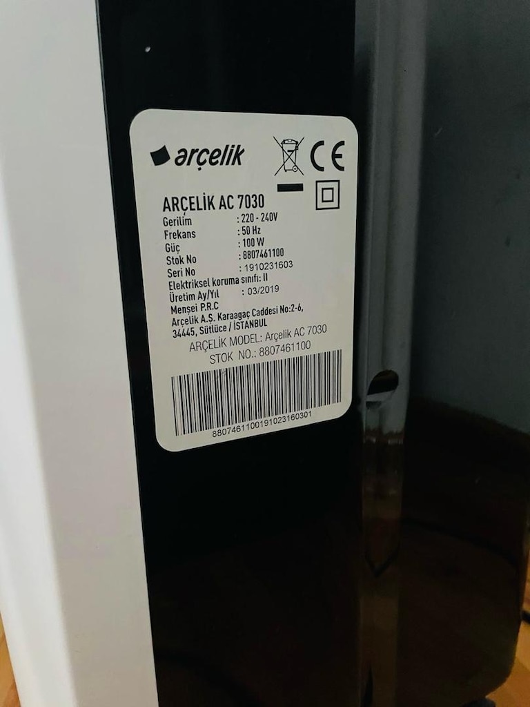 ARÇELİK HAVA SOĞUTUCU - 2