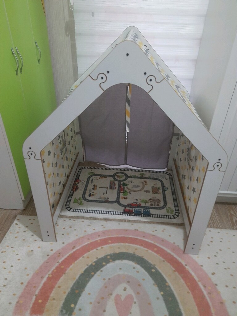 Minera Ahşap Oyun Evi (Çadırı) - 2
