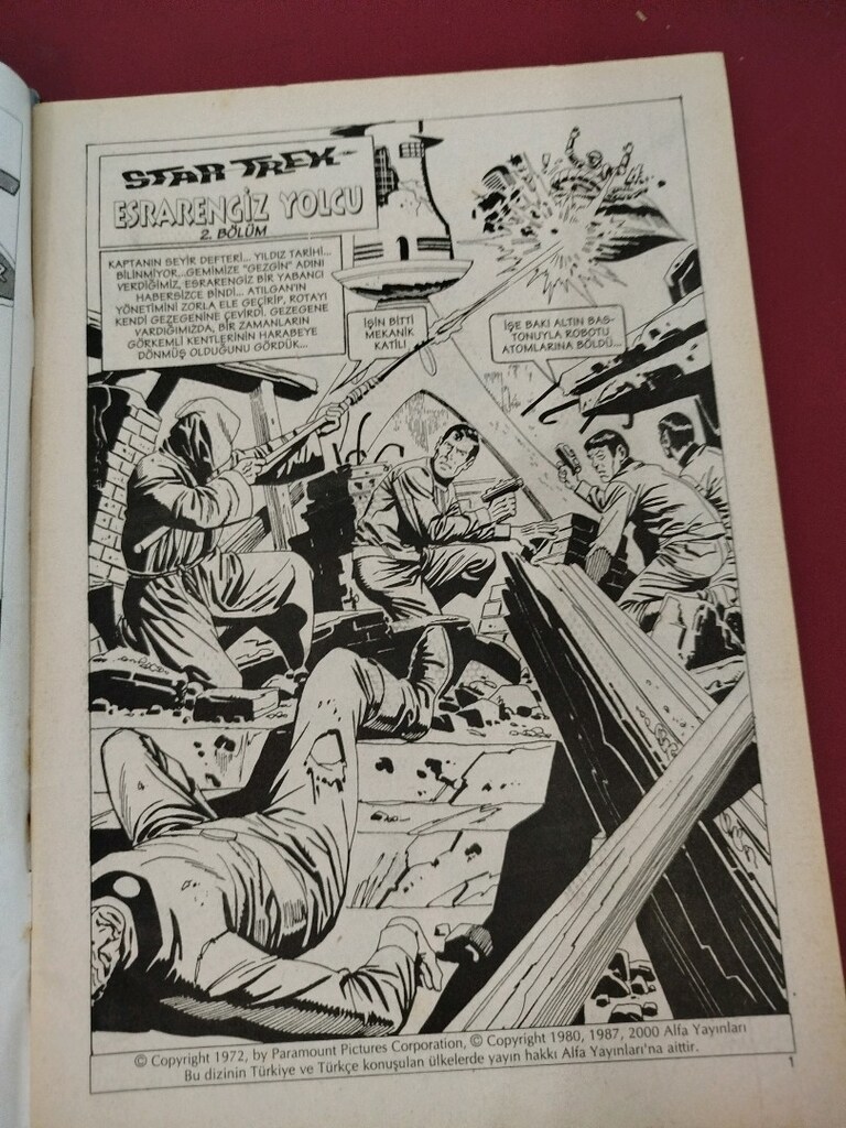 STAR TREK 1,2 takım, 1999-2000 yılı baskı, Alfa Yayınları, bilim kurgu - 10