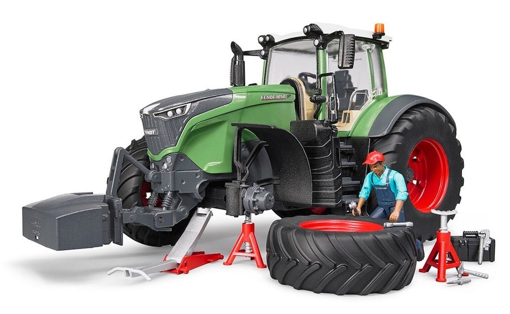 Bruder Fendt 1050 Vario Traktör, Lastikçi Ve Aksesuarları BR04041 - 2