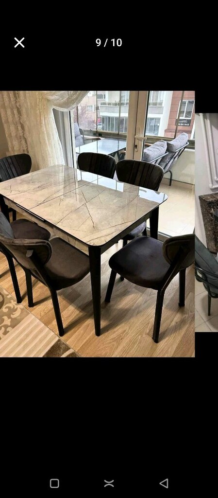 KÜTÜK MDF MASA YEMEK TAKIMI - 4