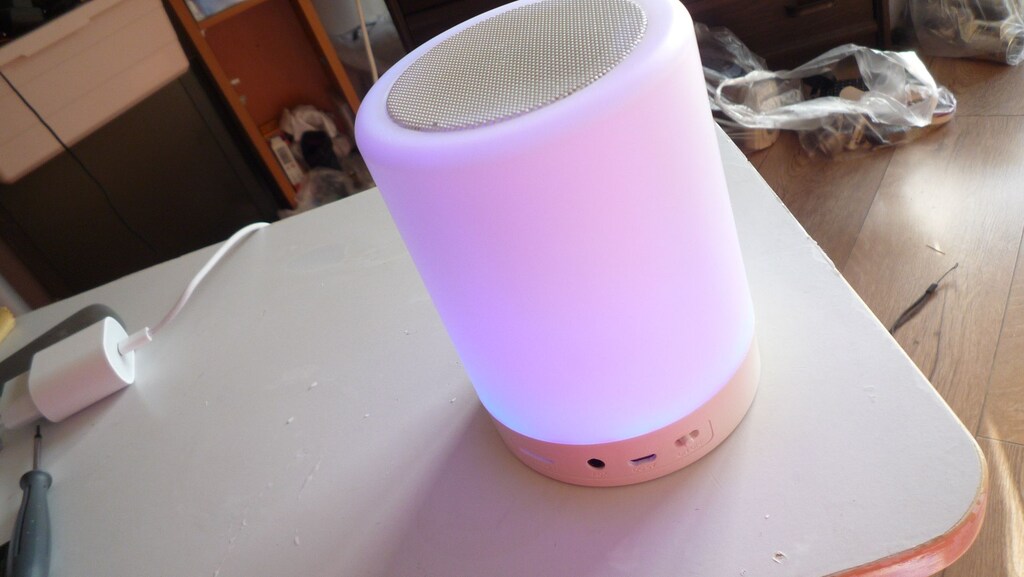 Bluetooth Hoparlör, Işıklı, SD Kart ve Flaş Bellek Girişli - 3