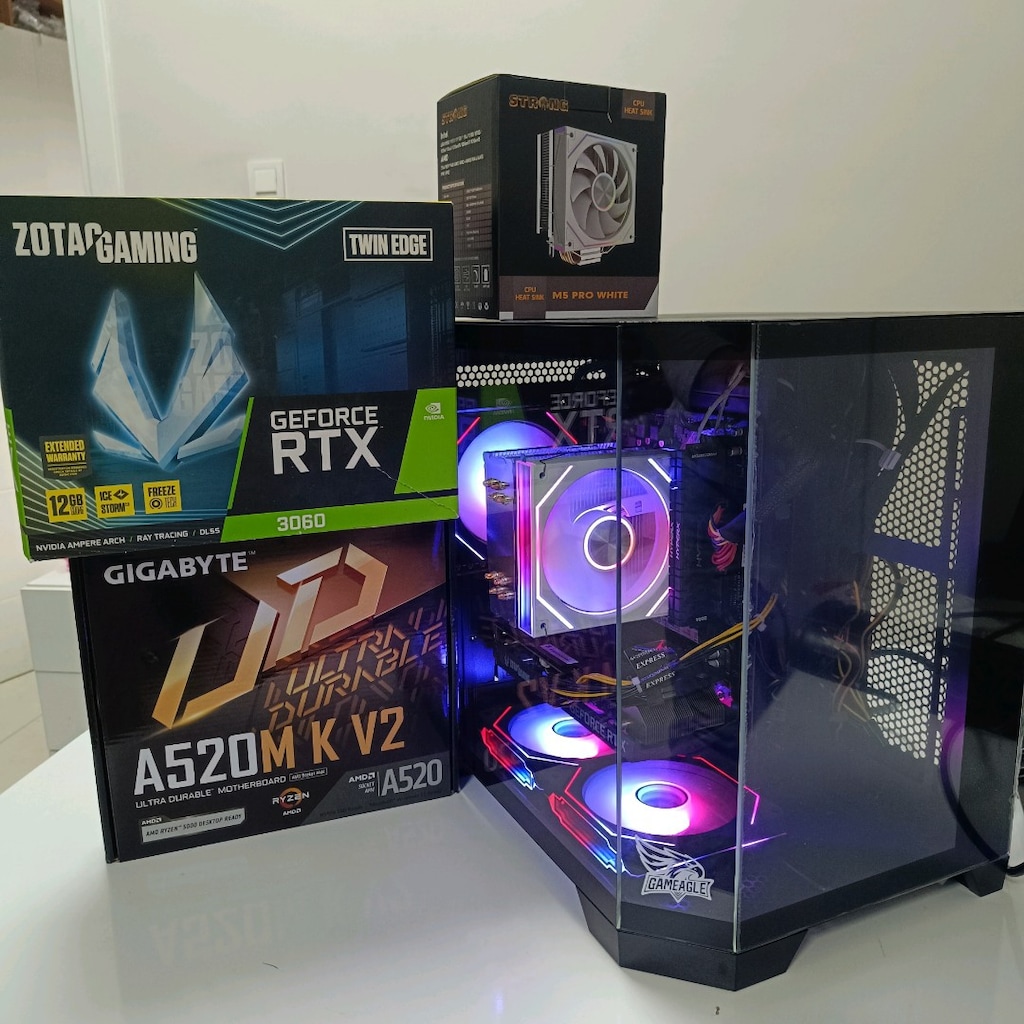 AMD RYZEN 7 16 GB RTX 3060 AKVARYUM GMNG BİLGİSAYAR - 2
