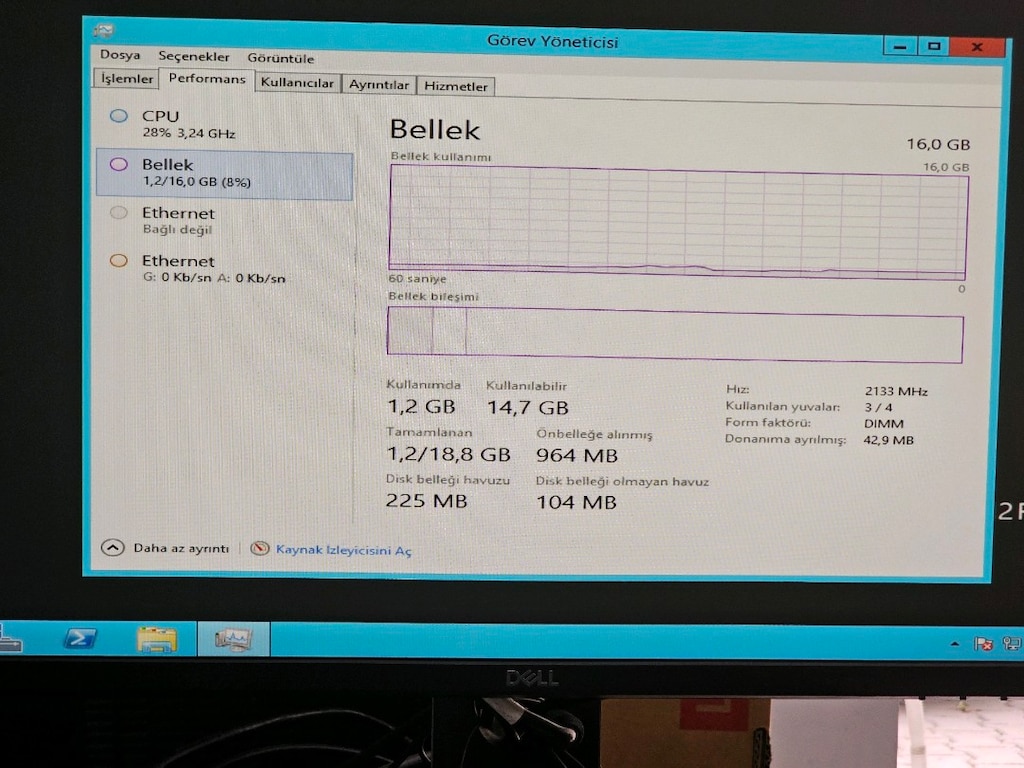 Dell T130 Server 2012 | E3-1220 v5 16GB ECC 240GB SSD 1TB HDD - 4