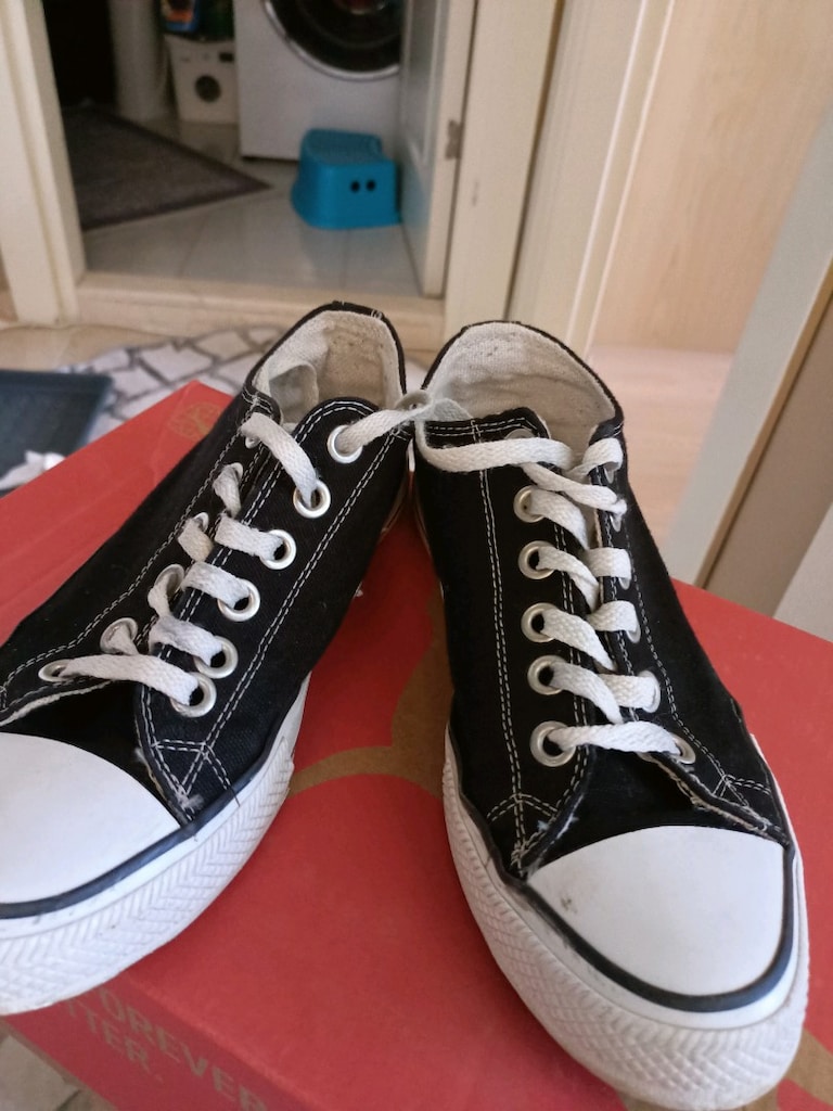 siyah Converse ayakkabı - 5