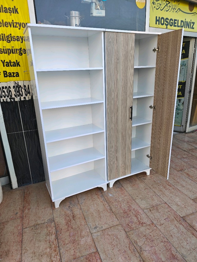 SIFIR KİTAPLIK/ERZAK DOLABI/ ÇOK AMAÇLI DOLAP - 4