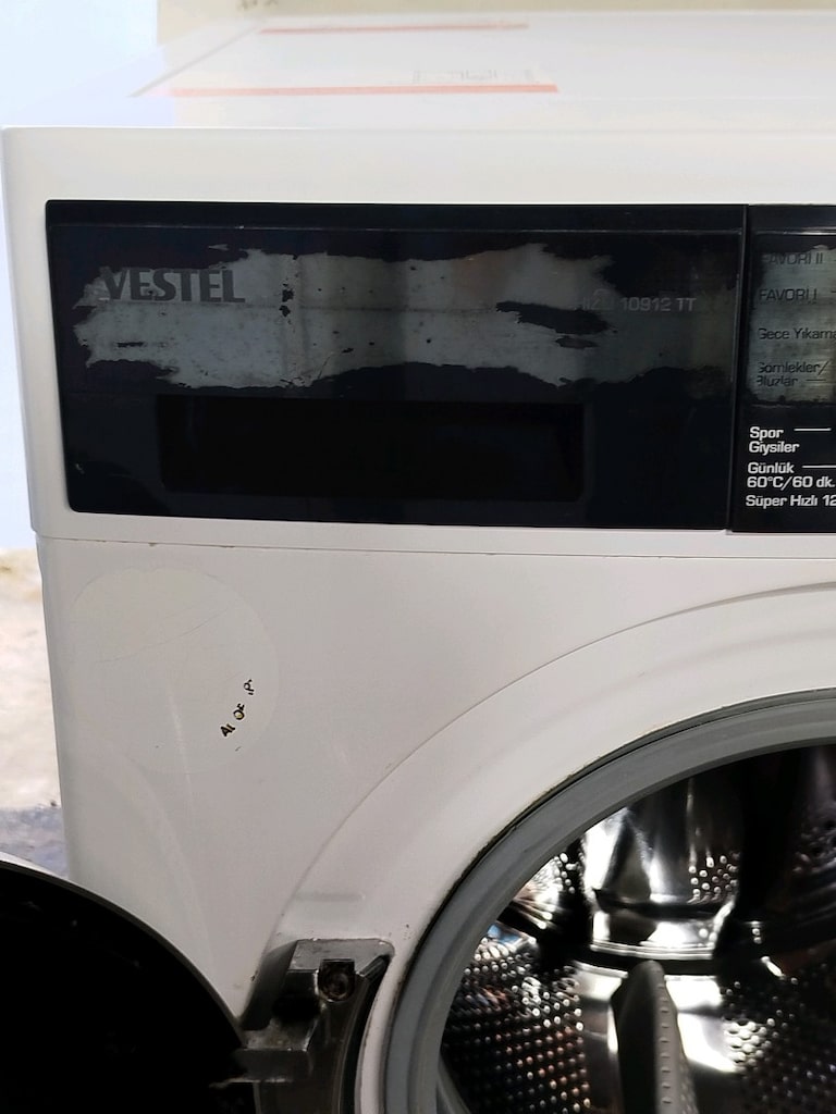 VESTEL 10 KG ÇAMAŞIR MAKİNESİ İZMİR İÇİ 3 AY GARANTİMİZ VARDIR - 5