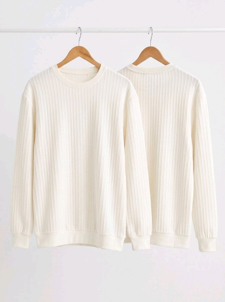 Defacto Regular Fit Bisiklet Yaka Jakarlı Sweatshirt