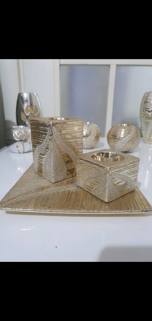 gold detaylı süs eşyası - 3